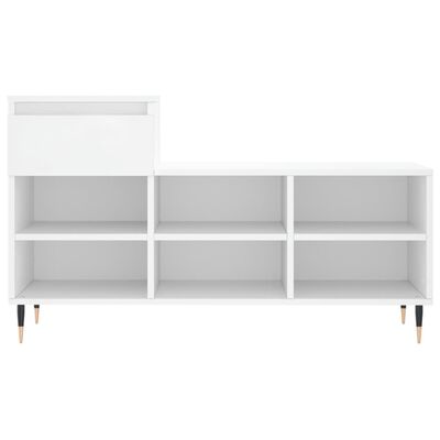 vidaXL Shoe Cabinet White 102x36x60 cm Engineered Wood