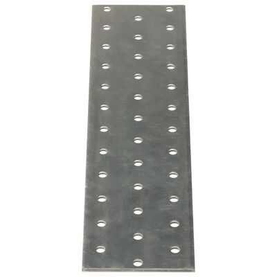 vidaXL Perforated Plates 40 pcs 2 mm 240x60 mm Galvanised Steel