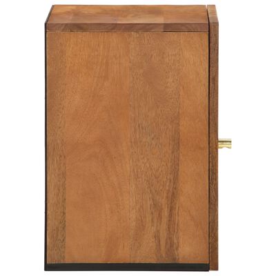 vidaXL Bathroom Wall Cabinet 38x33x48 cm Solid Wood Mango