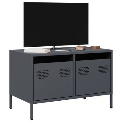 vidaXL TV Cabinet Anthracite 68x39x43.5 cm Cold-rolled Steel