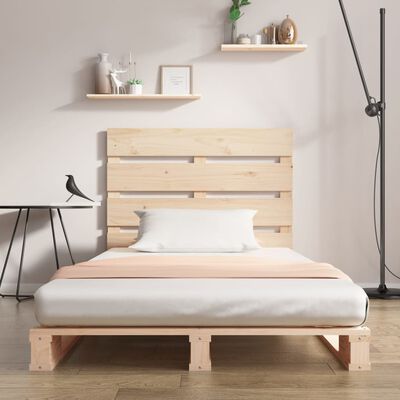 vidaXL Bed Frame 90x190 cm Single Solid Wood Pine