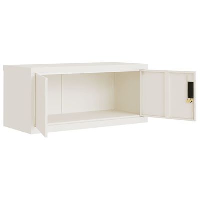 vidaXL File Cabinet White 90x40x40 cm Steel