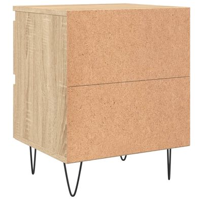 vidaXL Bedside Cabinets 2 pcs Sonoma Oak 40x35x50 cm Engineered Wood