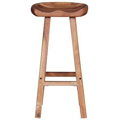 vidaXL Bar Stools 2 pcs Solid Acacia Wood