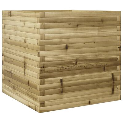 vidaXL Garden Planter 70x70x68.5 cm Impregnated Wood Pine