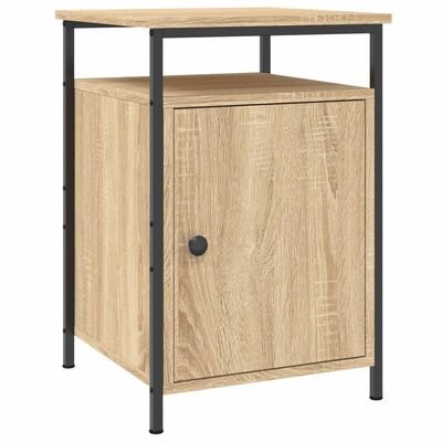 vidaXL Bedside Cabinets 2 pcs Sonoma Oak 40x42x60 cm Engineered Wood