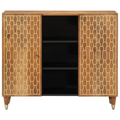 vidaXL Side Cabinet 90x33x75 cm Solid Wood Mango