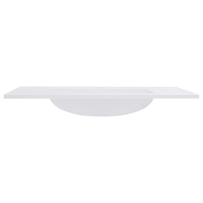 vidaXL Built-in Wash Basin 800x460x130 mm SMC White