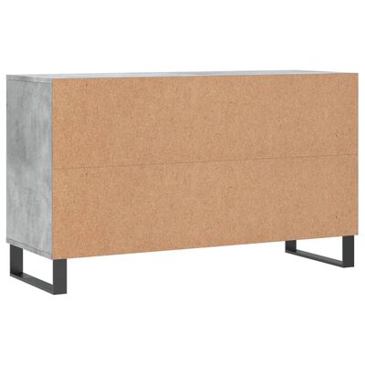 vidaXL Shoe Cabinet Concrete Grey 102x36x60 cm Engineered Wood