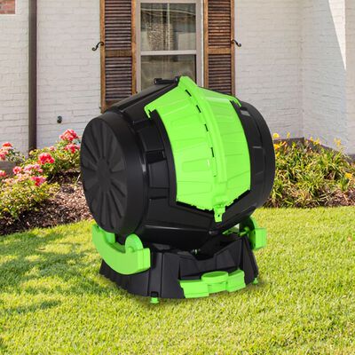 vidaXL Tumbling Composter 49.5x44.5x57 cm 50 L