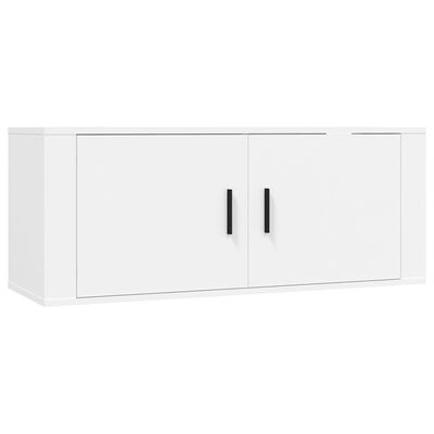 vidaXL Wall-mounted TV Cabinets 2 pcs White 100x34.5x40 cm