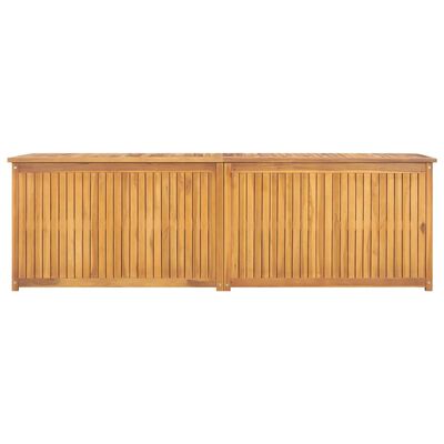 vidaXL Garden Box 175x50x55 cm Solid Wood Teak