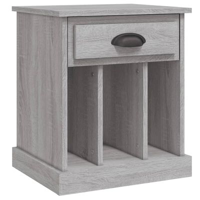 vidaXL Bedside Cabinets 2 pcs Grey Sonoma 43x36x50 cm