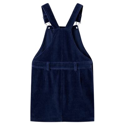 Kids' Overall Dress Corduroy Navy 140