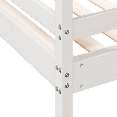 vidaXL Bunk Bed without Mattress 80x200/140x200 cm White Solid Wood