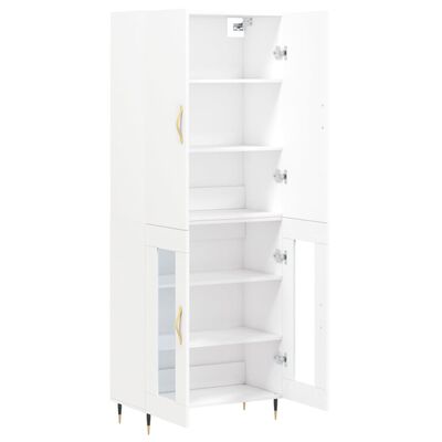 vidaXL Highboard White 69.5x34x180 cm Engineered Wood