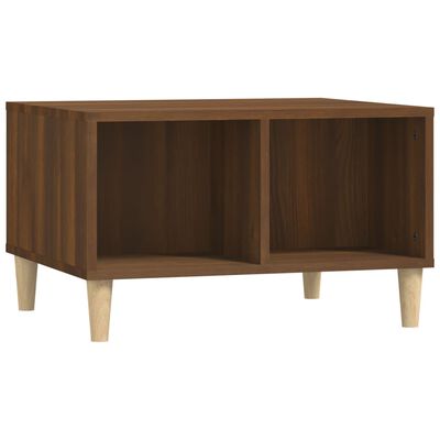 vidaXL Coffee Table Brown Oak 60x50x36.5 cm Engineered Wood