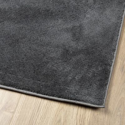 vidaXL Rug OVIEDO Short Pile Anthracite 240x340 cm