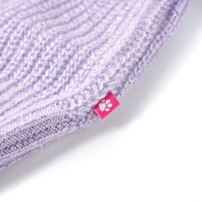 Kids' Sweater Vest Knitted Light Lilac 116