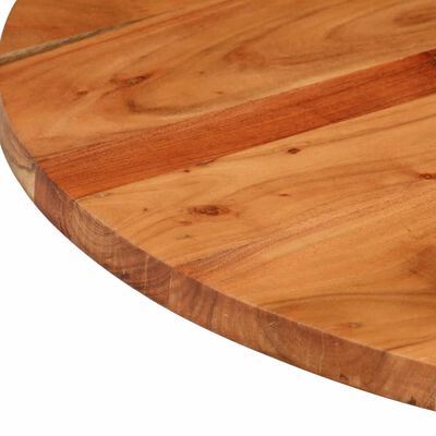 vidaXL Table Top Ø80x3.8 cm Round Solid Wood Acacia