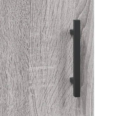 vidaXL Highboard Grey Sonoma 69.5x31x115 cm Engineered Wood