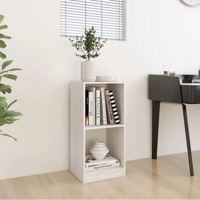 vidaXL Side Cabinet White 35.5x33.5x76 cm Solid Pinewood