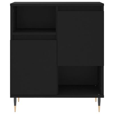 vidaXL Sideboards 3 pcs Black Engineered Wood