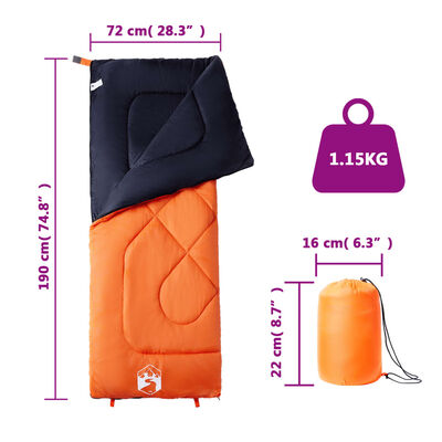 vidaXL Sleeping Bag for Adults Camping 3 Seasons