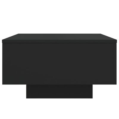 vidaXL Coffee Table Black 55x55x31 cm Engineered Wood