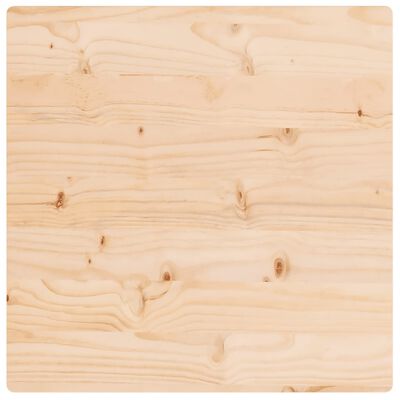 vidaXL Table Top 40x40x2.5 cm Solid Wood Pine Square