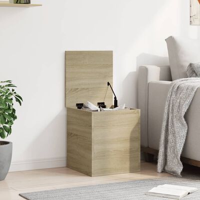 vidaXL Storage Box Sonoma Oak 40x42x46 cm Engineered Wood