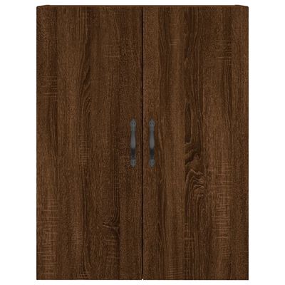 vidaXL Wall Mounted Cabinet Brown Oak 69.5x34x90 cm Engineered Wood