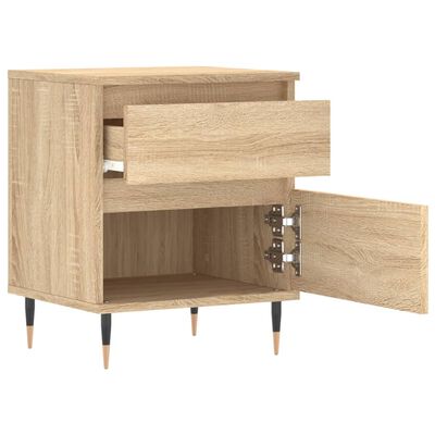 vidaXL Bedside Cabinets 2 pcs Sonoma Oak 40x35x50 cm Engineered Wood