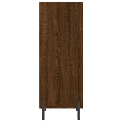 vidaXL Sideboard Brown Oak 34.5x32.5x90 cm Engineered Wood