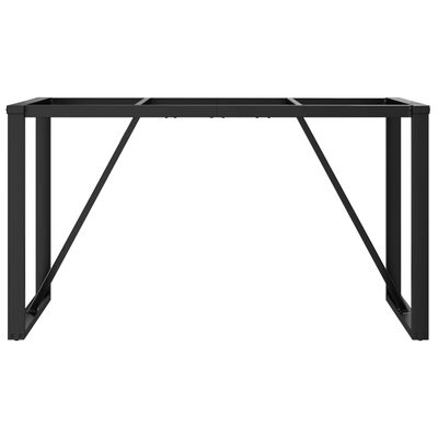 vidaXL Dining Table Legs O-Frame 140x60x73 cm Cast Iron