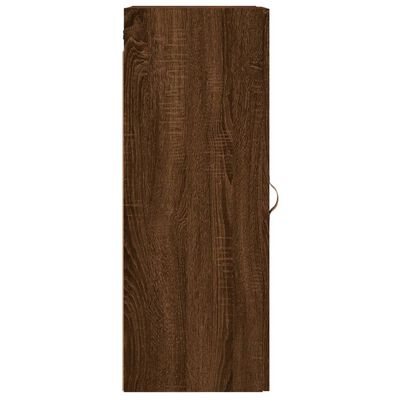 vidaXL Wall Mounted Cabinet Brown Oak 34.5x34x90 cm