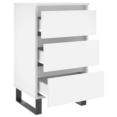 vidaXL Bedside Cabinets 2 pcs White 40x35x69 cm Engineered Wood