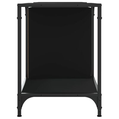 vidaXL TV Cabinet Black 153x37x50 cm Engineered Wood