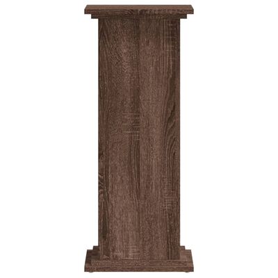 vidaXL Plant Stand Brown Oak 33x33x80 cm Engineered Wood