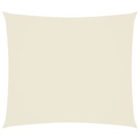 vidaXL Sunshade Sail Oxford Fabric Rectangular 2x2.5 m Cream