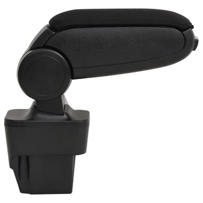 vidaXL Car Armrest Black 13x34x(33-46) cm ABS