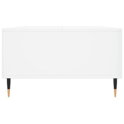 vidaXL Coffee Table High Gloss White 104x60x35 cm Engineered Wood