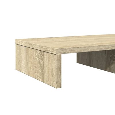 vidaXL Monitor Stand Sonoma Oak 50x27x10 cm Engineered Wood