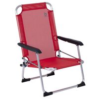 Bo-Camp Beach Chair Copa Rio Lyon Red