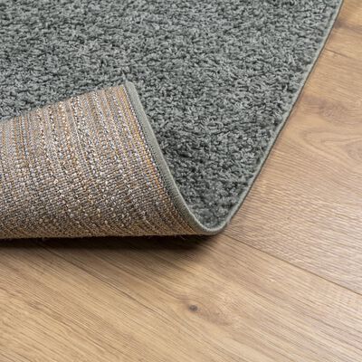 vidaXL Shaggy Rug PAMPLONA High Pile Modern Green 140x200 cm