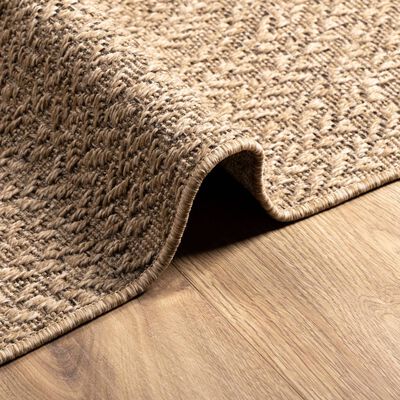 vidaXL Rug ZIZUR 160x230 cm Jute Look Indoor and Outdoor