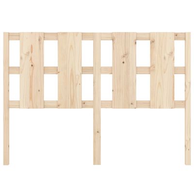 vidaXL Bed Headboard 125.5x4x100 cm Solid Wood Pine