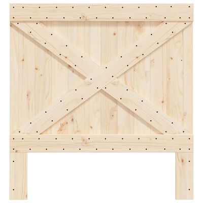 vidaXL Headboard 100x104 cm Solid Wood Pine