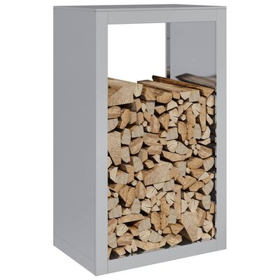 vidaXL Firewood Rack 60x40x100 cm Galvanised Steel