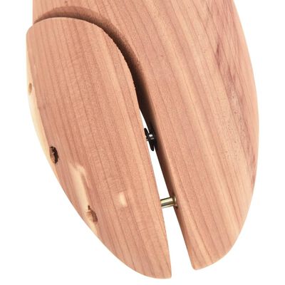 vidaXL Shoe Stretcher with Shoe Horn EU 44-45 Solid Wood Cedar